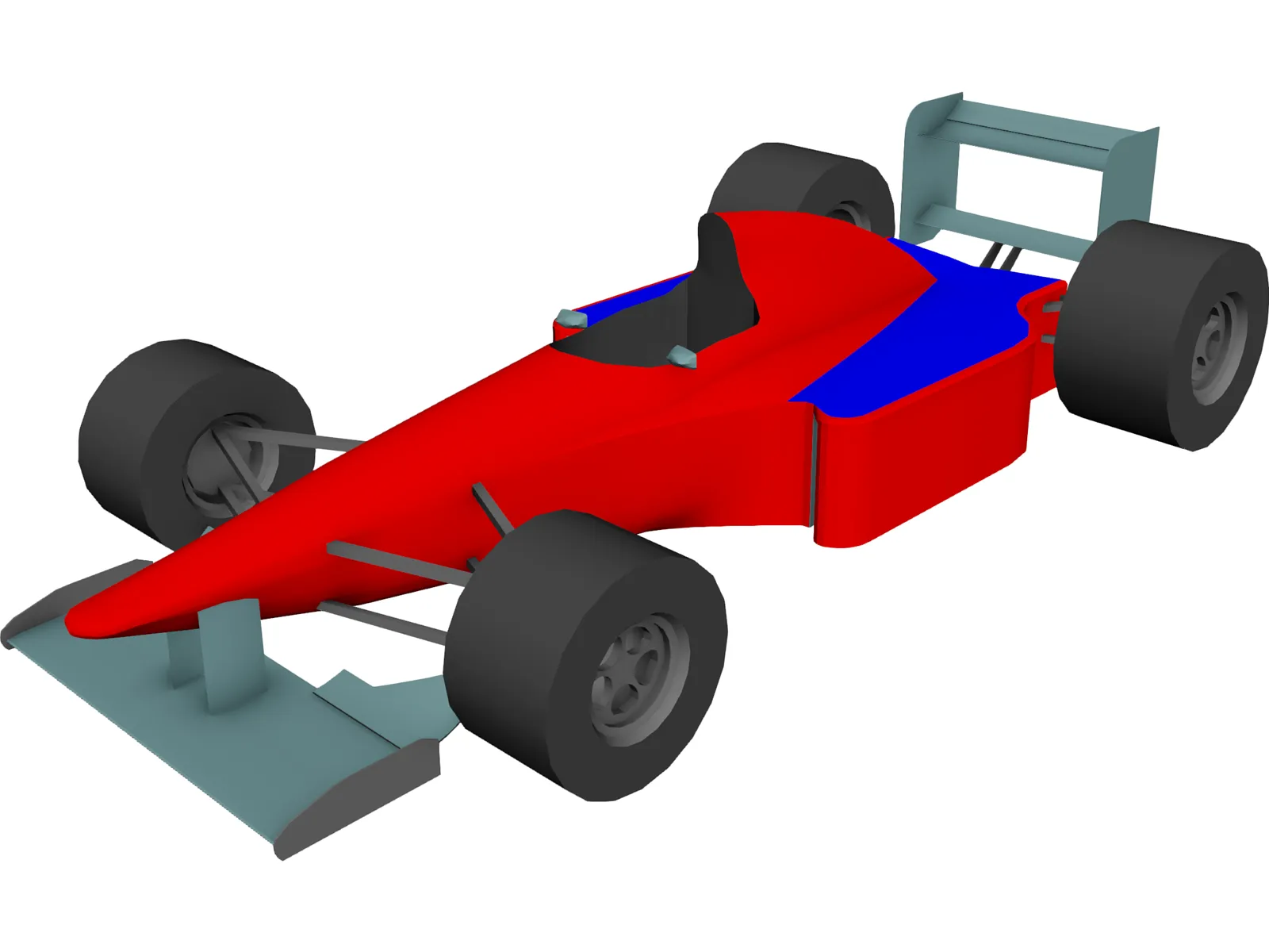 Formula 1 Car 3D Model main preview