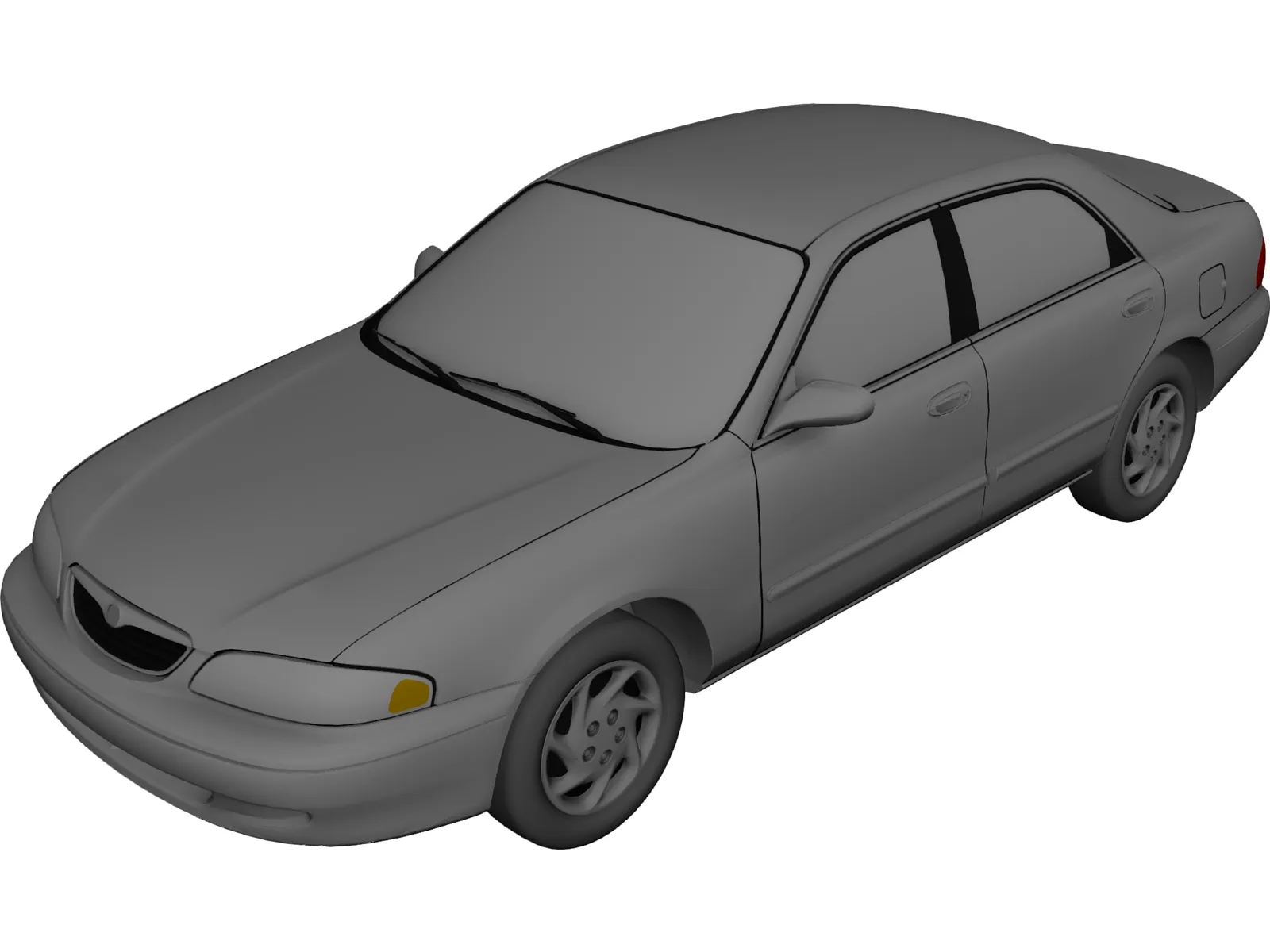 Mazda 626 (1999) 3D Model main preview