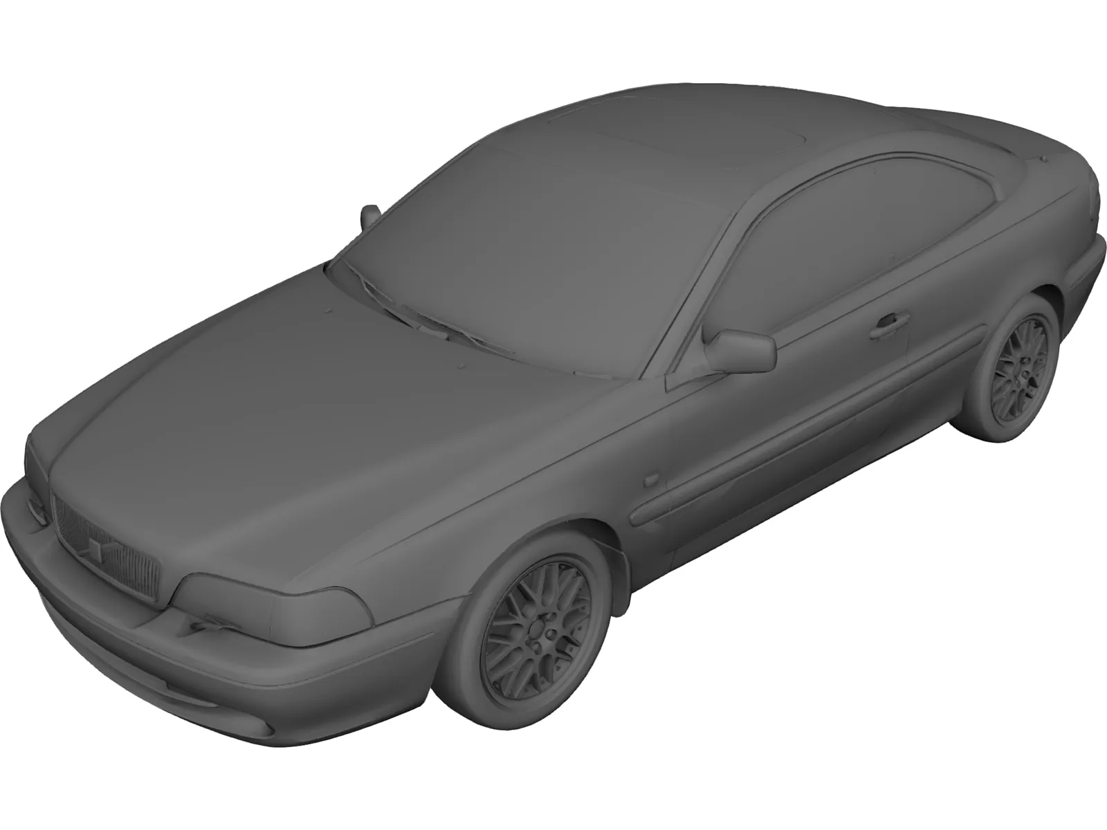 Volvo C70 Coupe (2000) 3D Model main preview