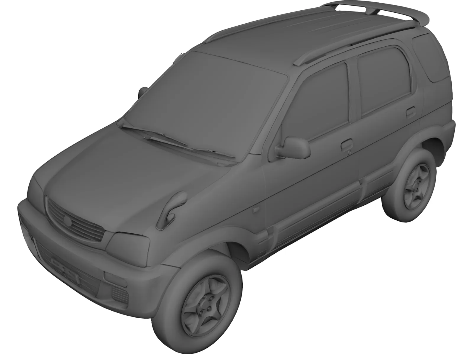 Toyota Cami (1999) 3D Model main preview