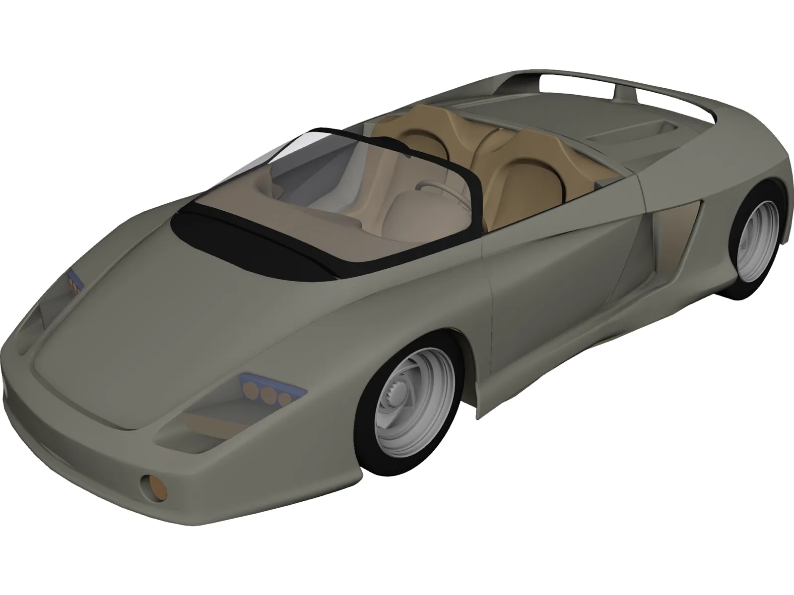 Ferrari Mythos Concept 3D Model main preview
