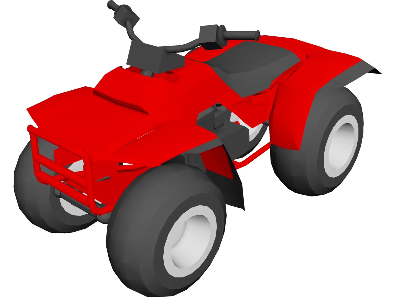 Honda 4Trax (1986) 3D Model main preview