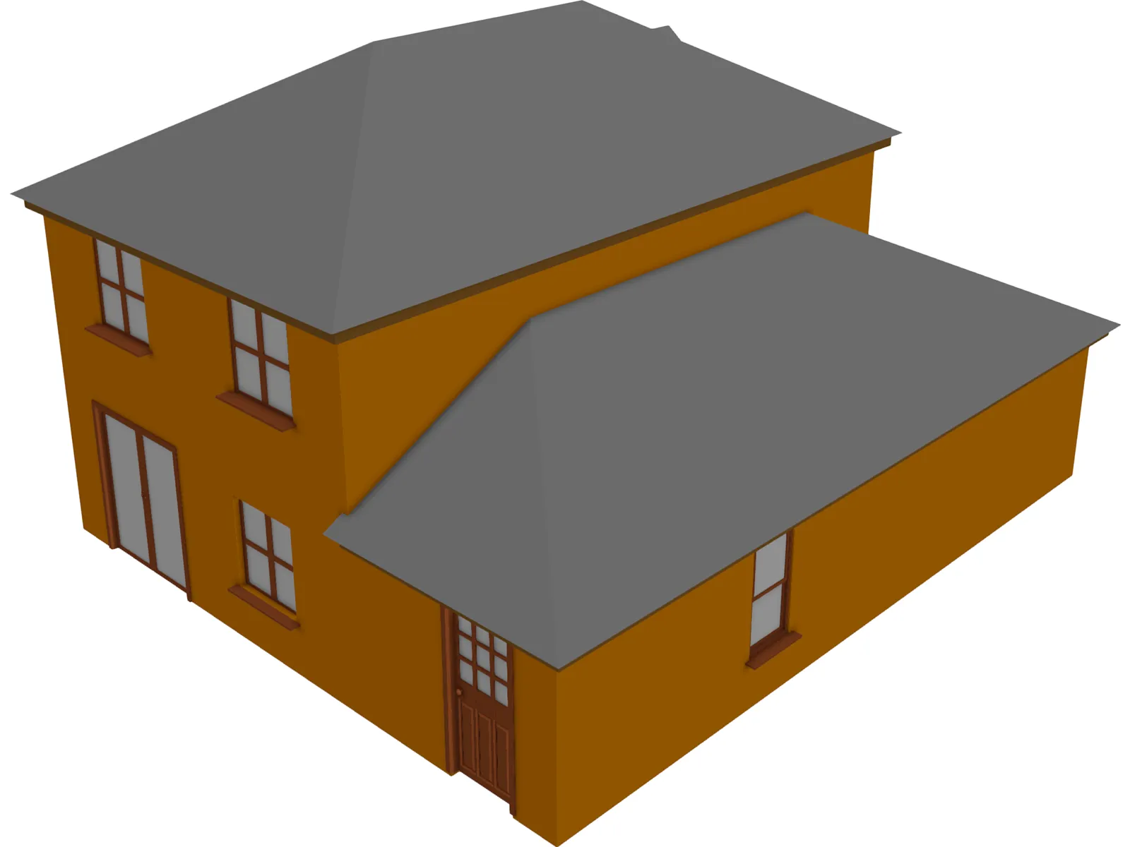 House 3D Model main preview