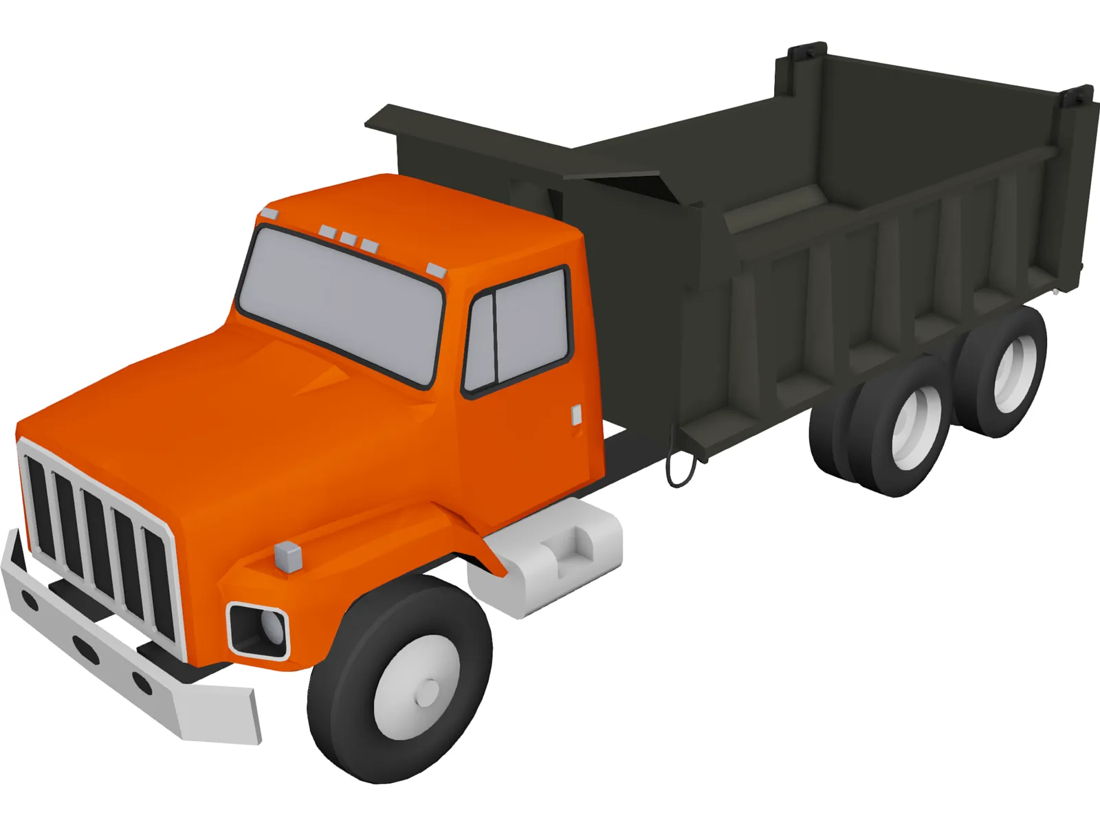 Dump Truck (1978) 3D Model main preview
