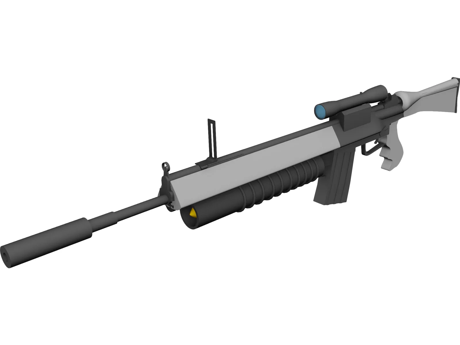 G3A3 3D Model main preview