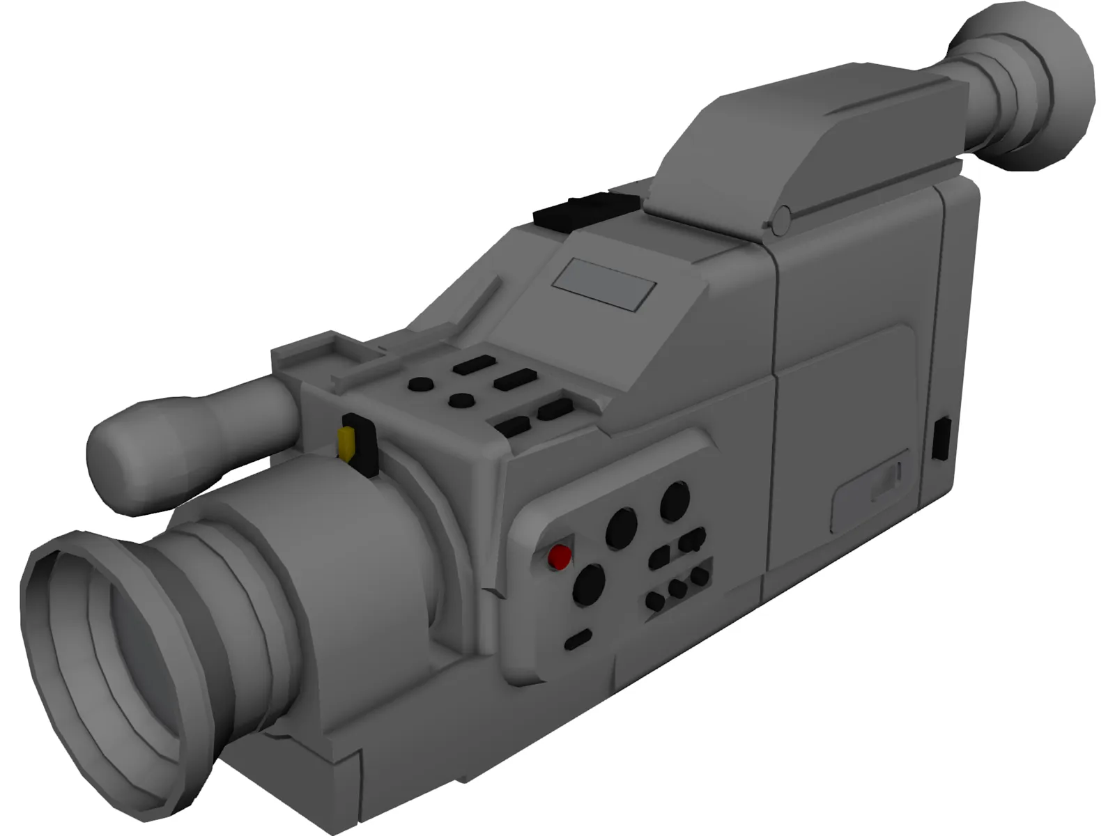 Camcorder 3D Model main preview