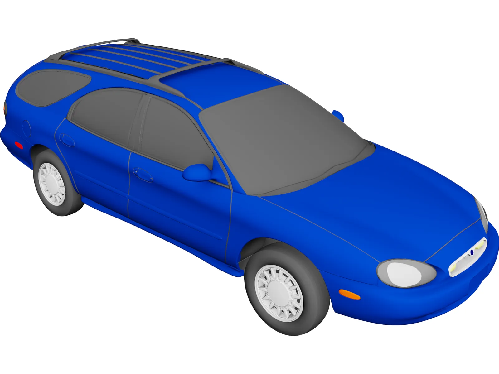 Mercury Sable Wagon (1996) 3D Model main preview