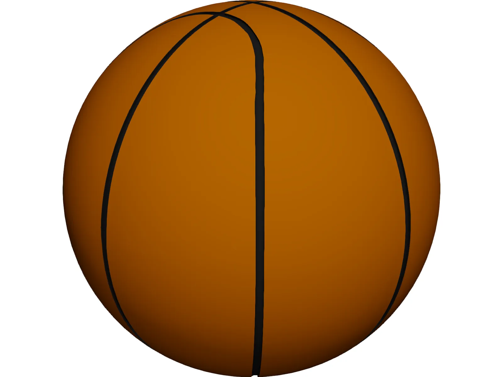 Basketball 3D Model main preview