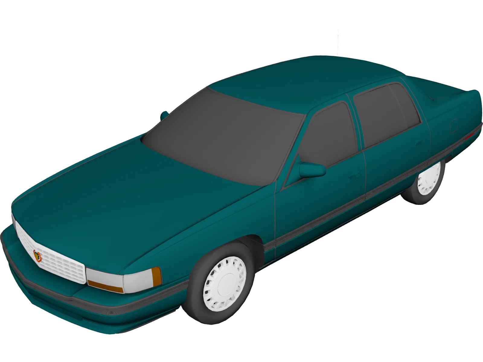 Cadillac DeVille (1994) 3D Model main preview
