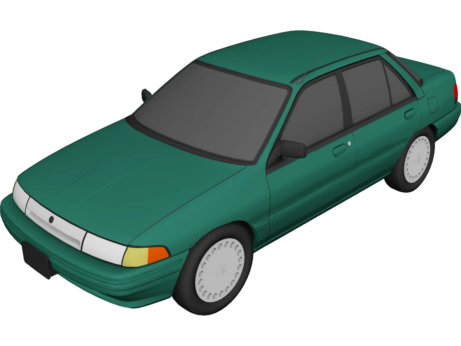 Mercury Tracer (1994) 3D Model main preview