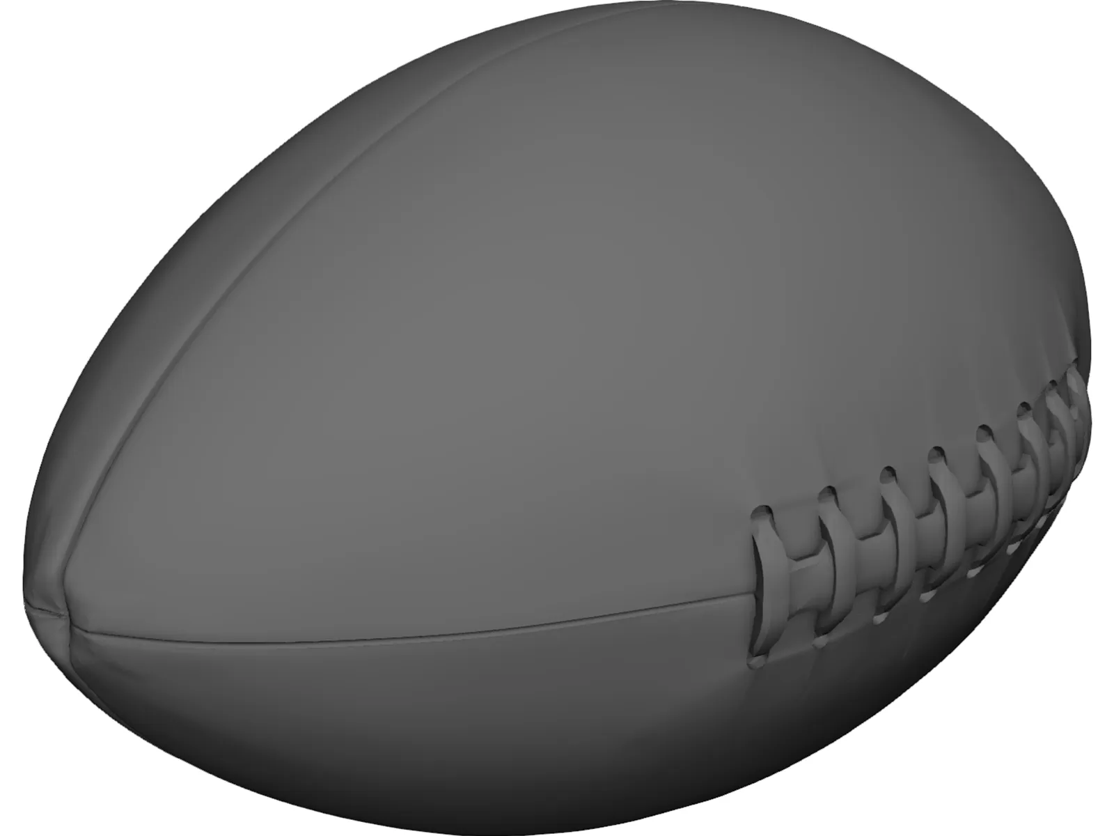 Football 3D Model main preview