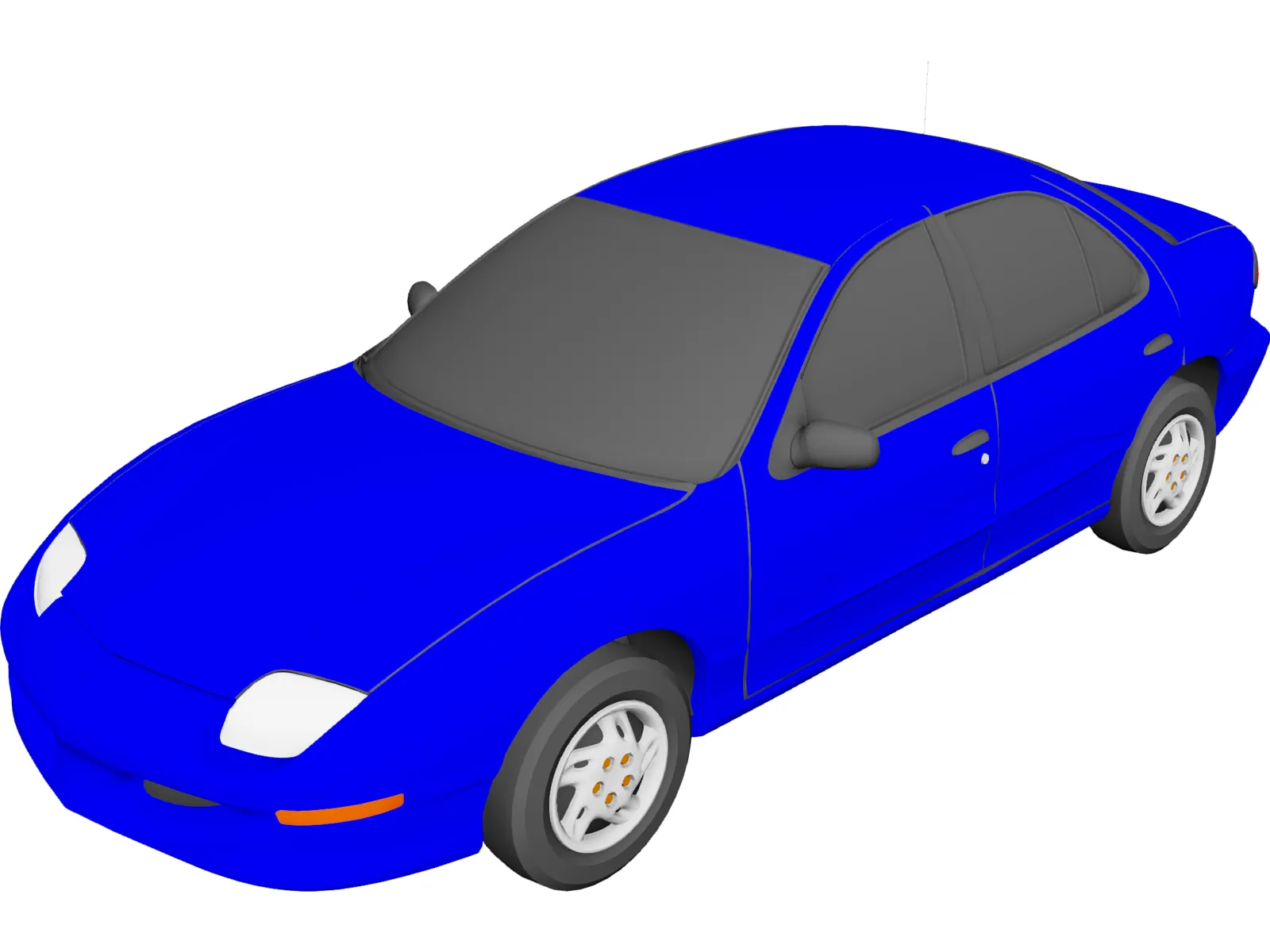 Pontiac Sunfire (1997) 3D Model main preview
