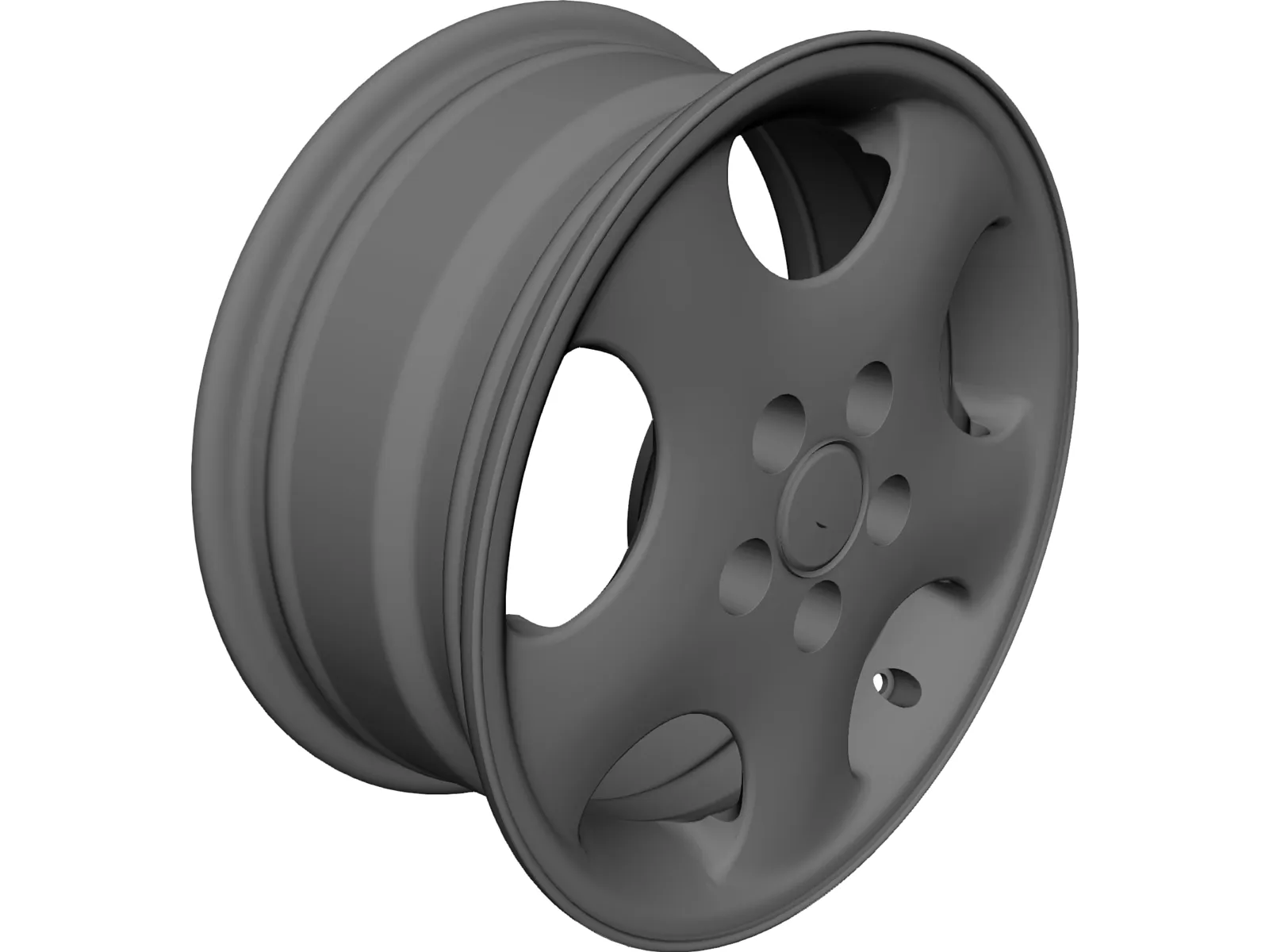 Rim Dodge Neon 3D Model main preview
