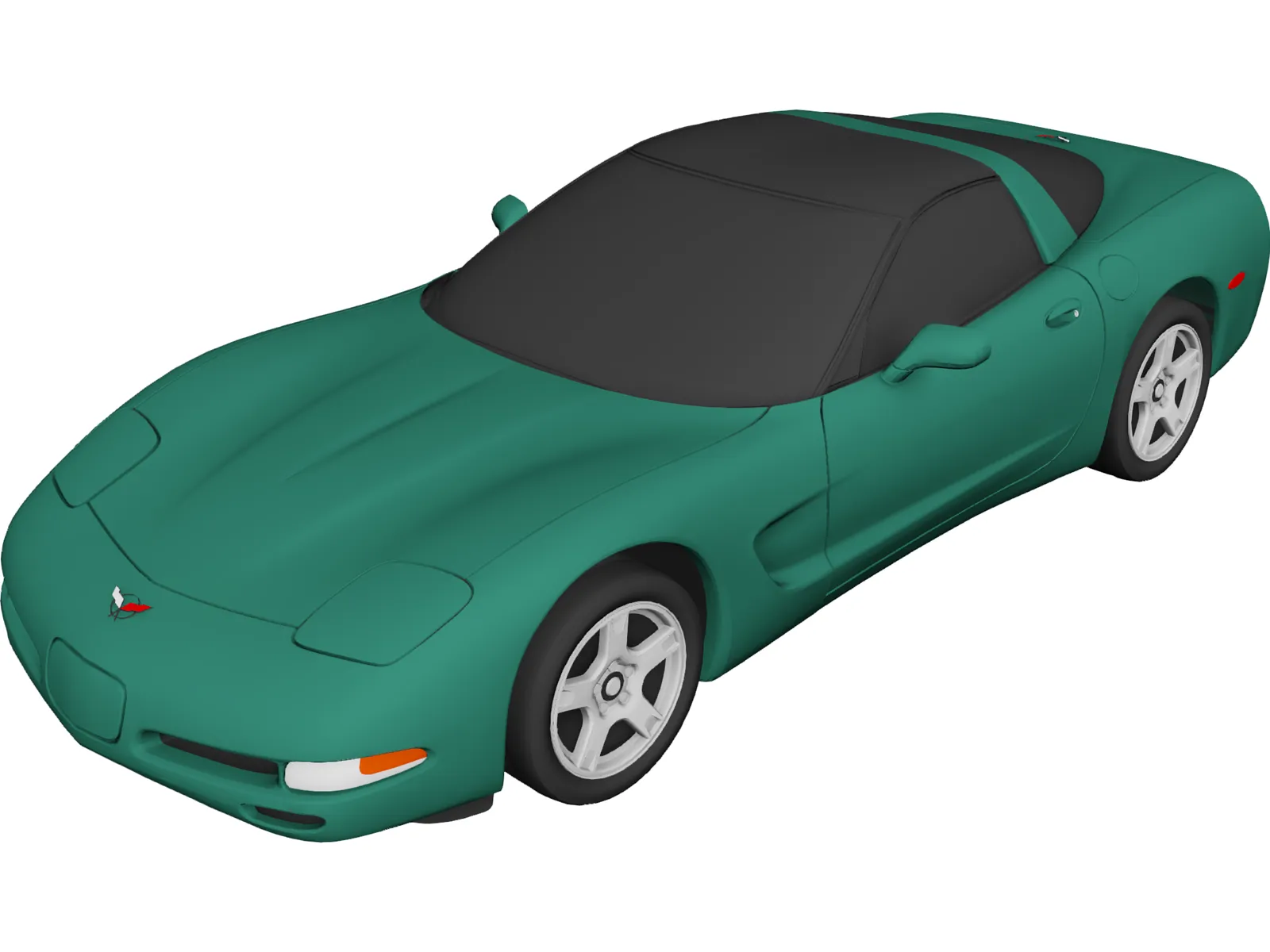 Chevrolet Corvette (1997) 3D Model main preview