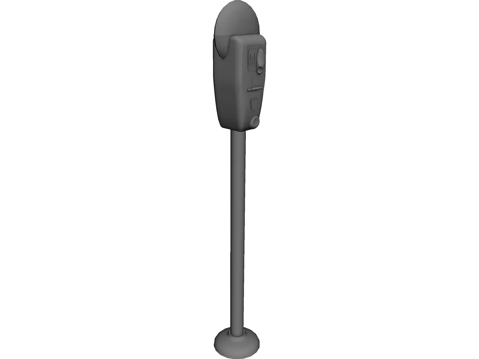 Parking Meter 3D Model main preview