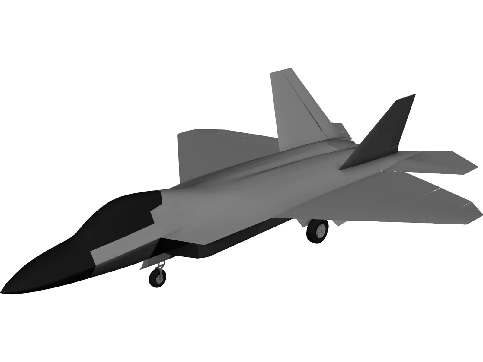 F-22A Raptor 3D Model main preview