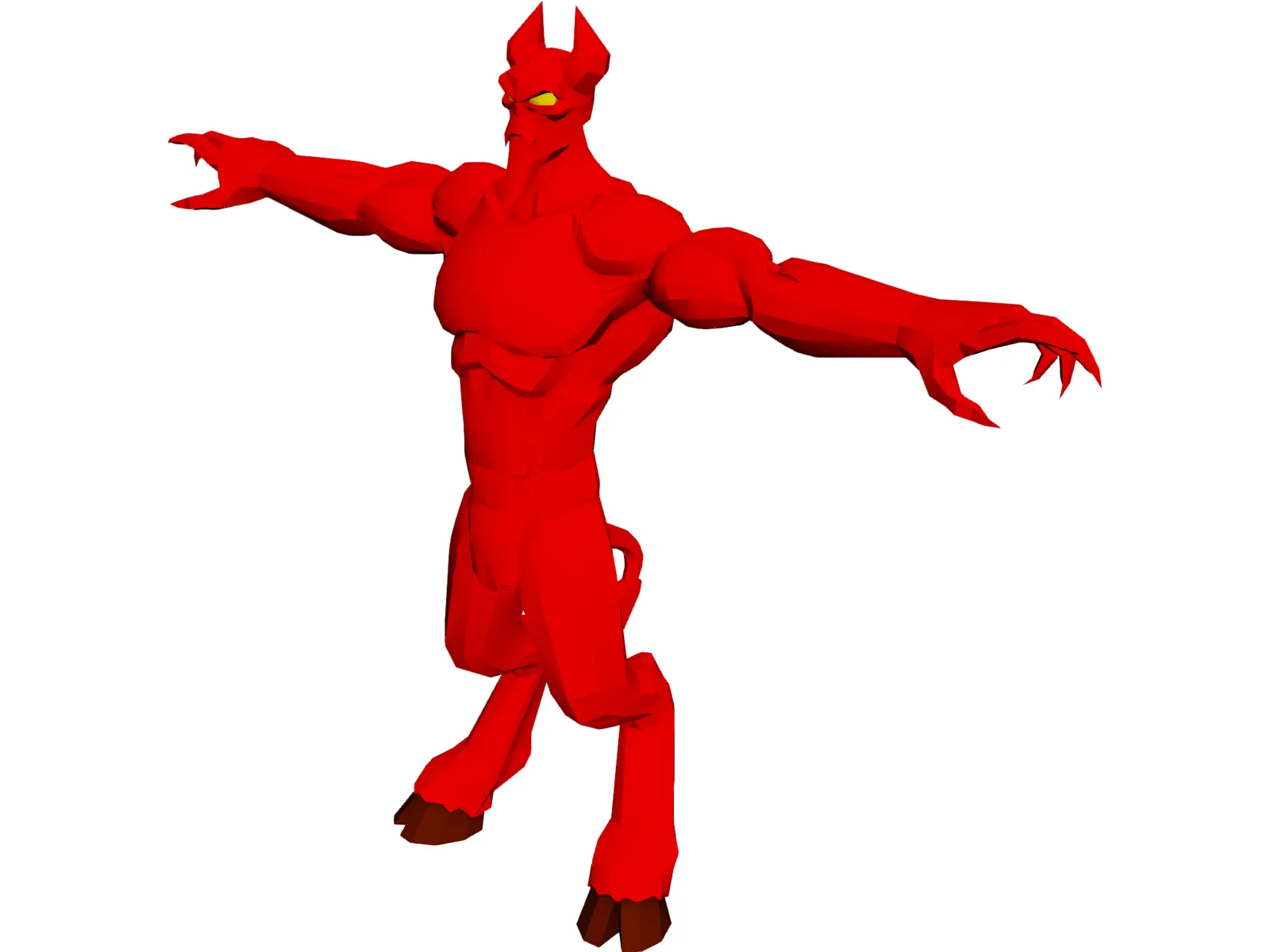Devil 3D Model main preview
