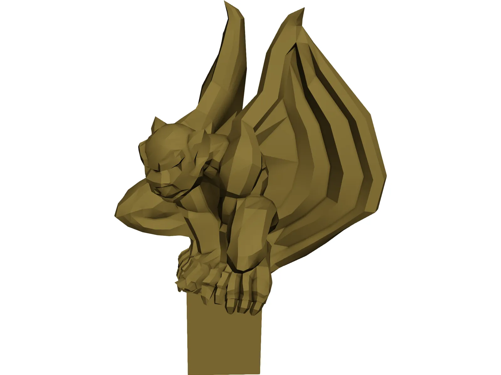Gargoyle 3D Model main preview