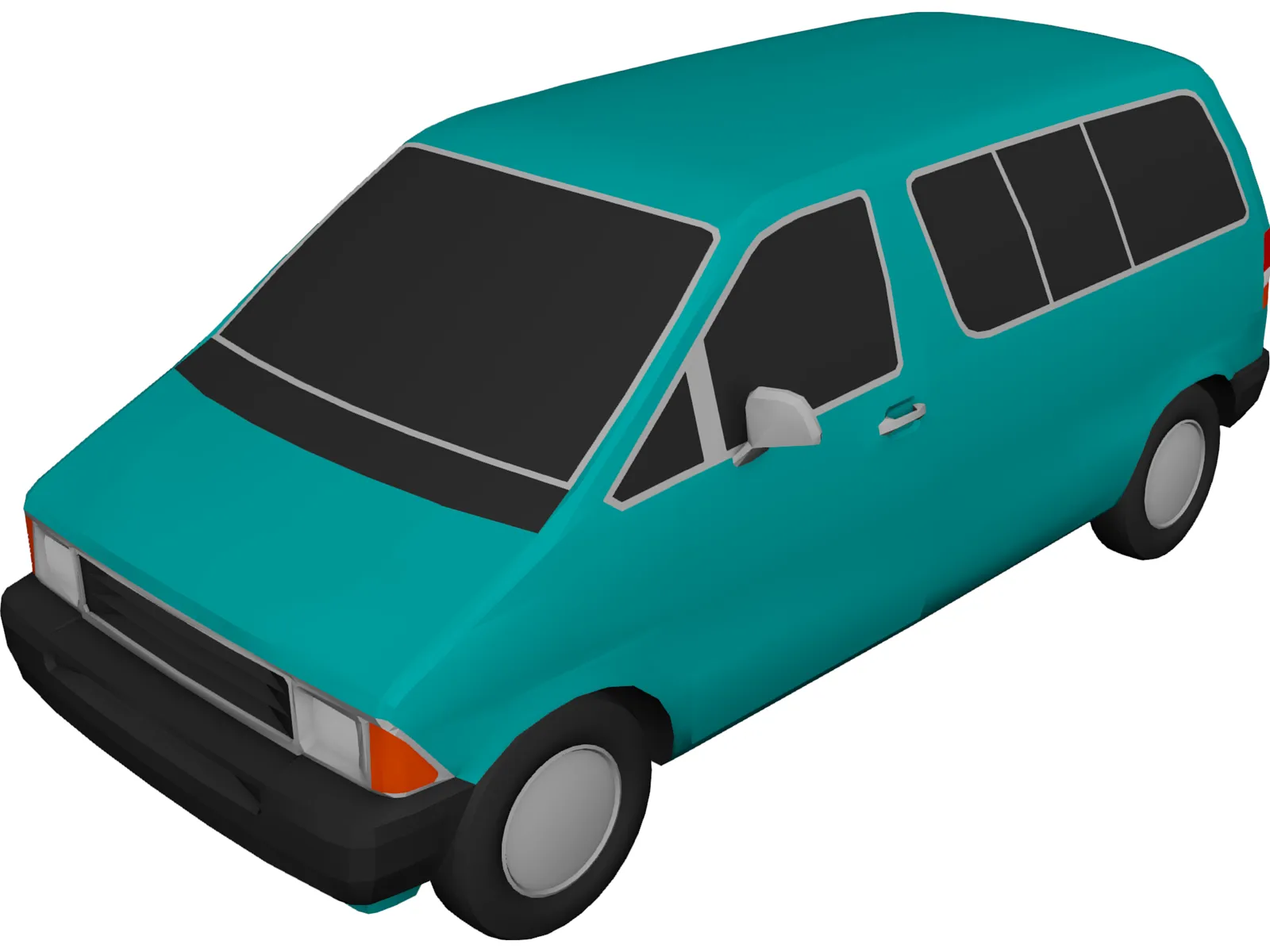 Ford Aerostar Van (1989) 3D Model main preview