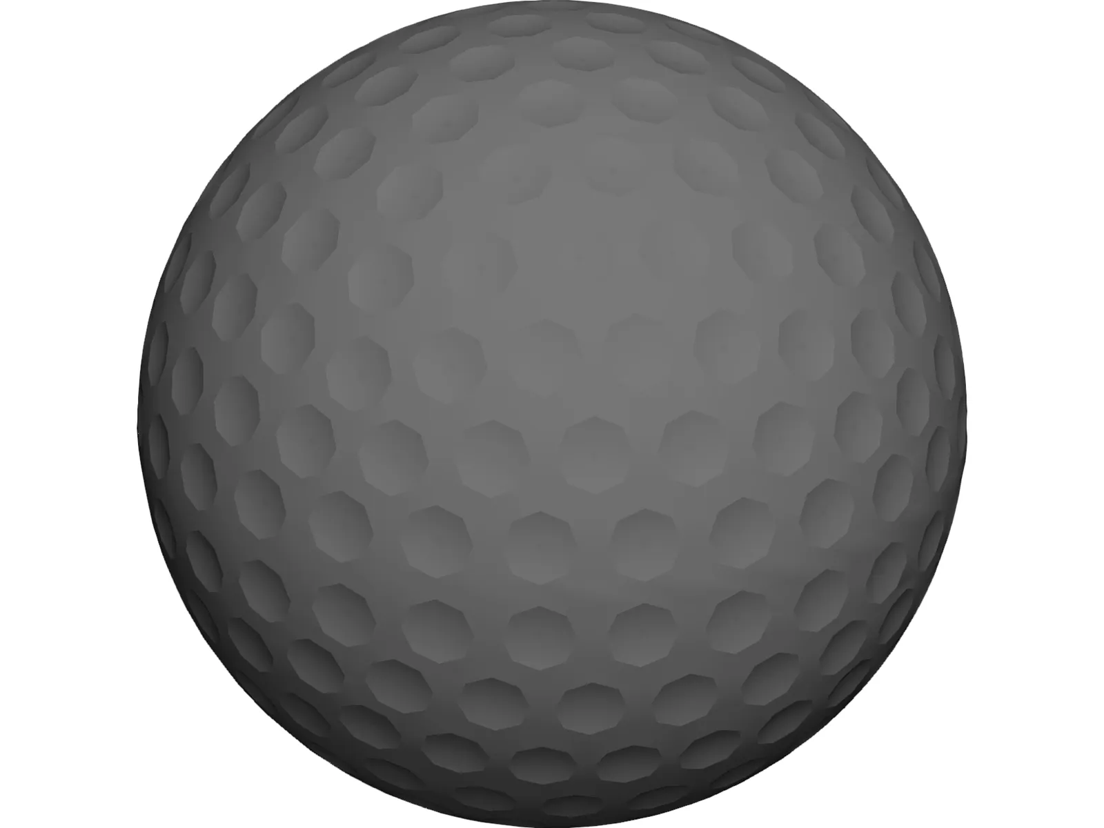 Golf Ball 3D Model main preview