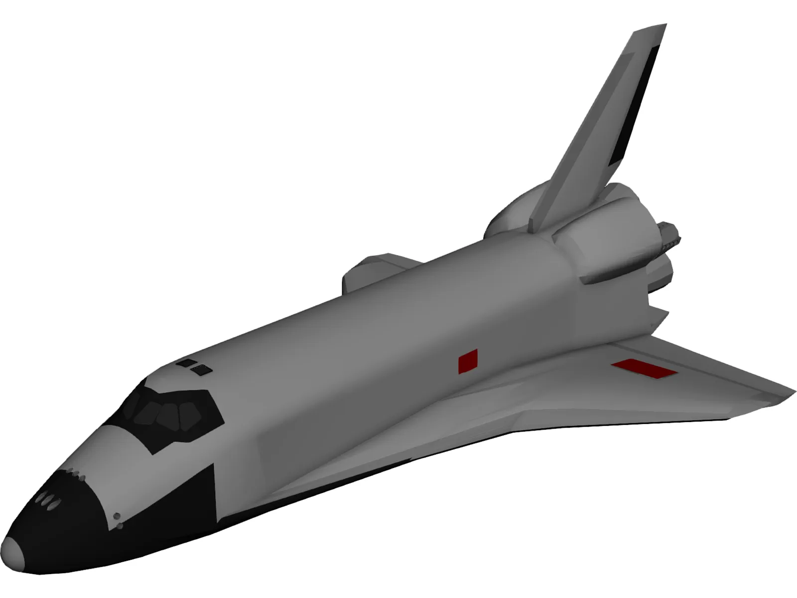 Space Shuttle 3D Model main preview