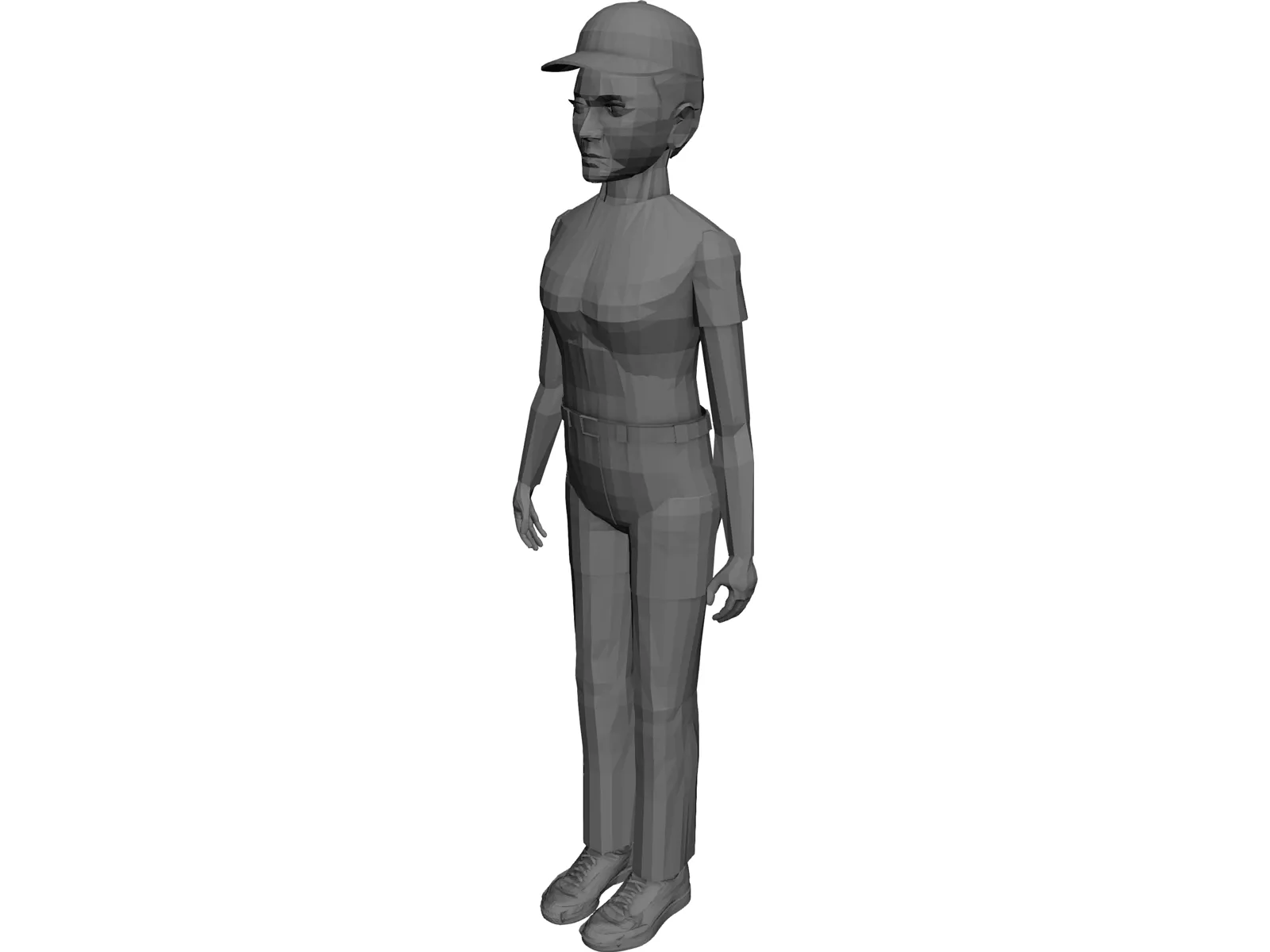 Boy 3D Model main preview