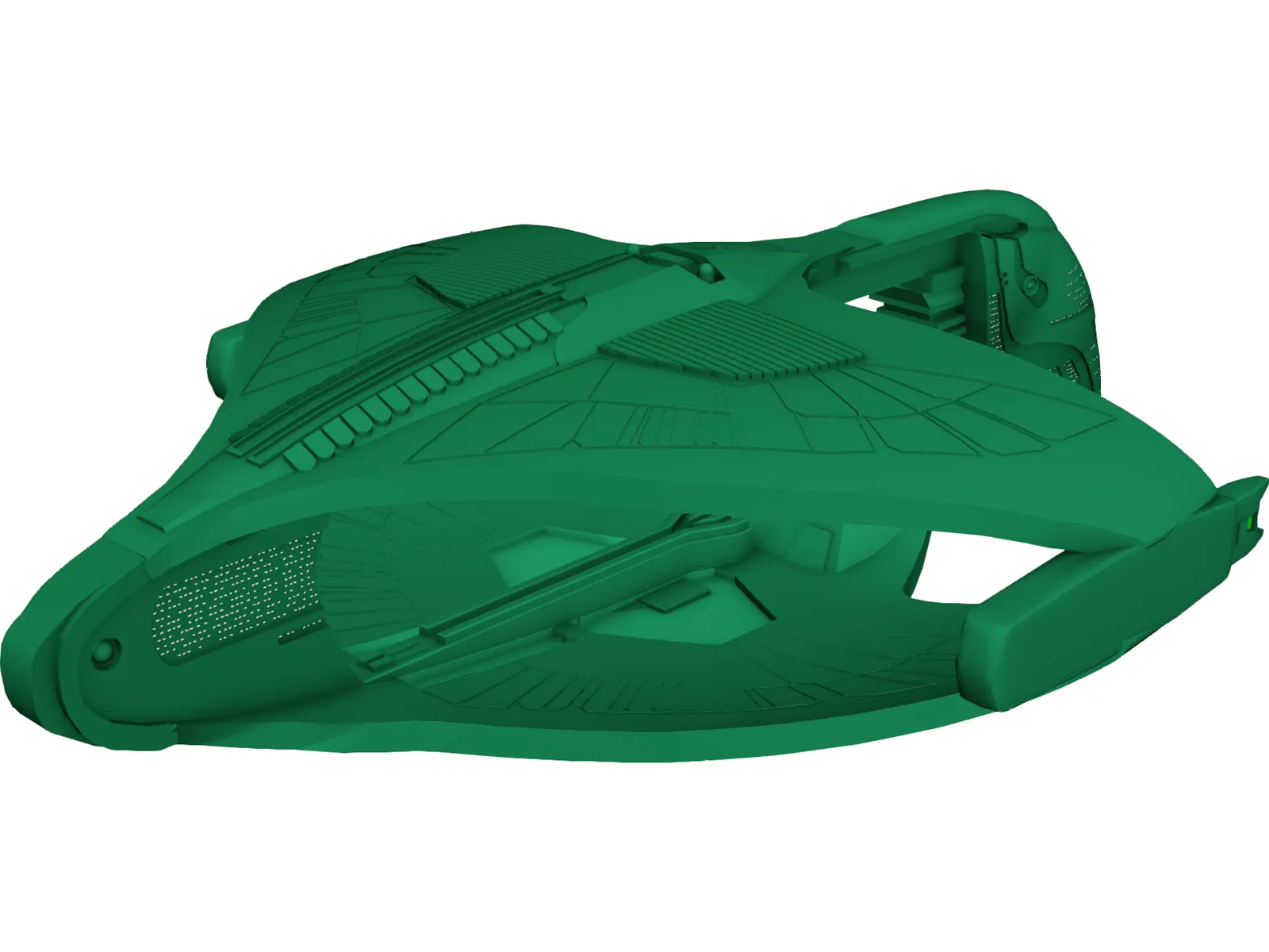Star Trek Warbird 3D Model main preview