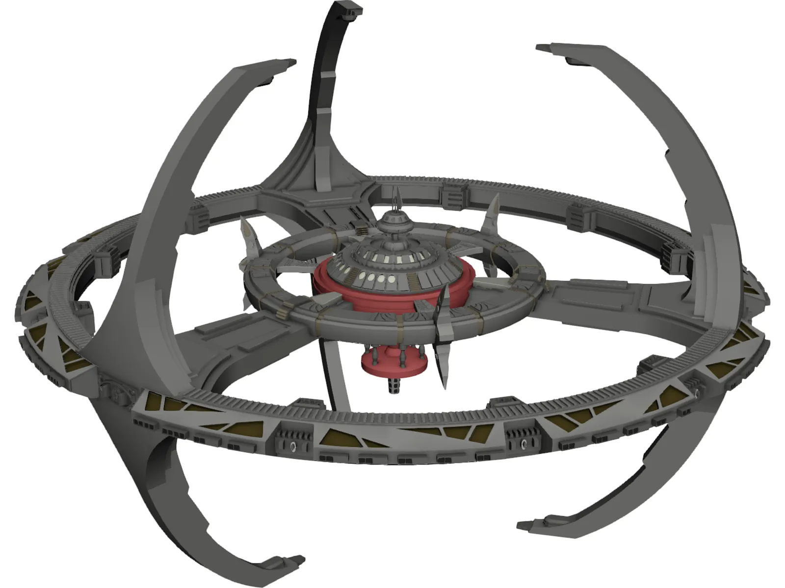 Star Trek DS9 3D Model main preview
