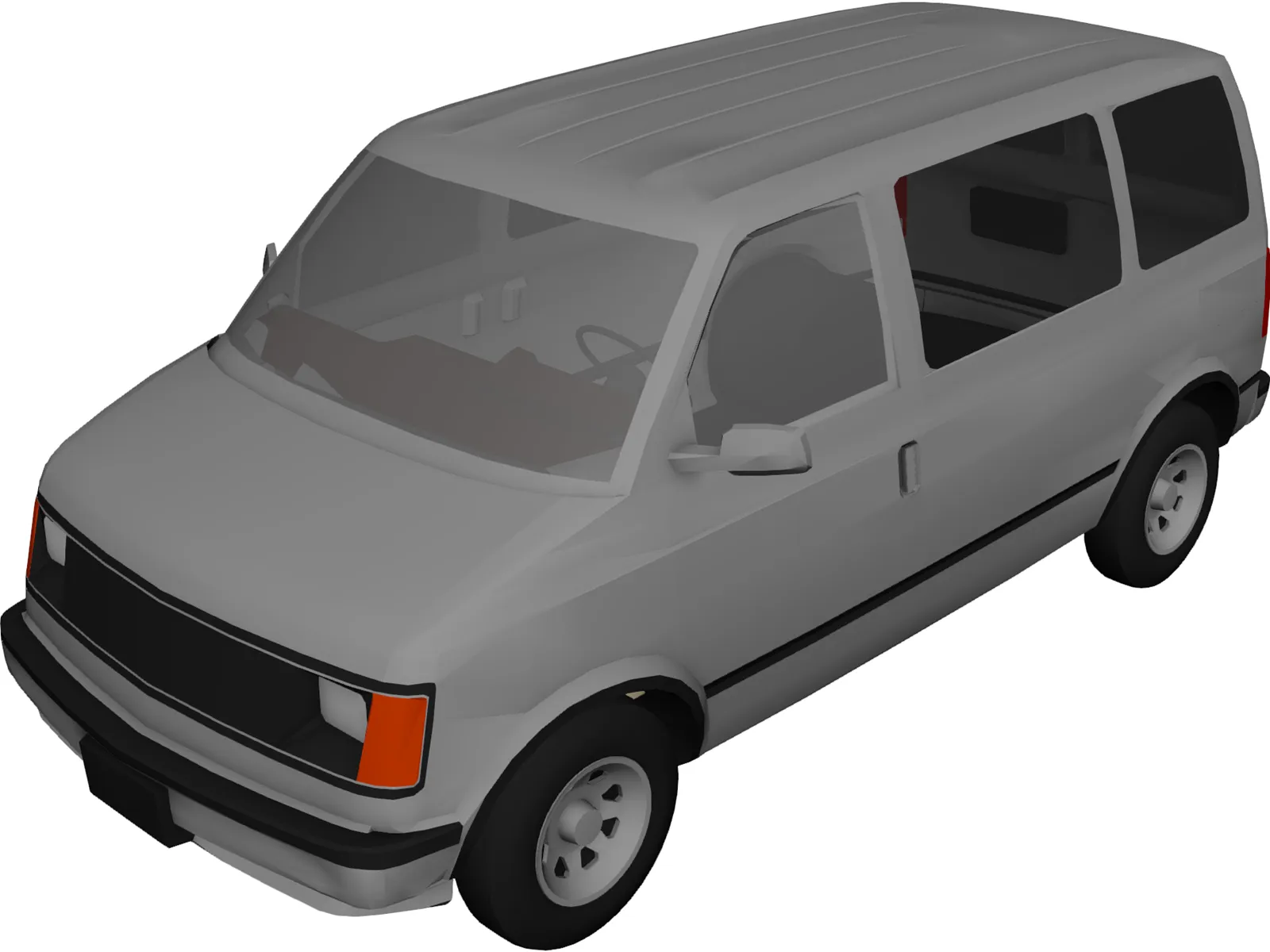 Chevrolet Astro Van (1986) 3D Model main preview