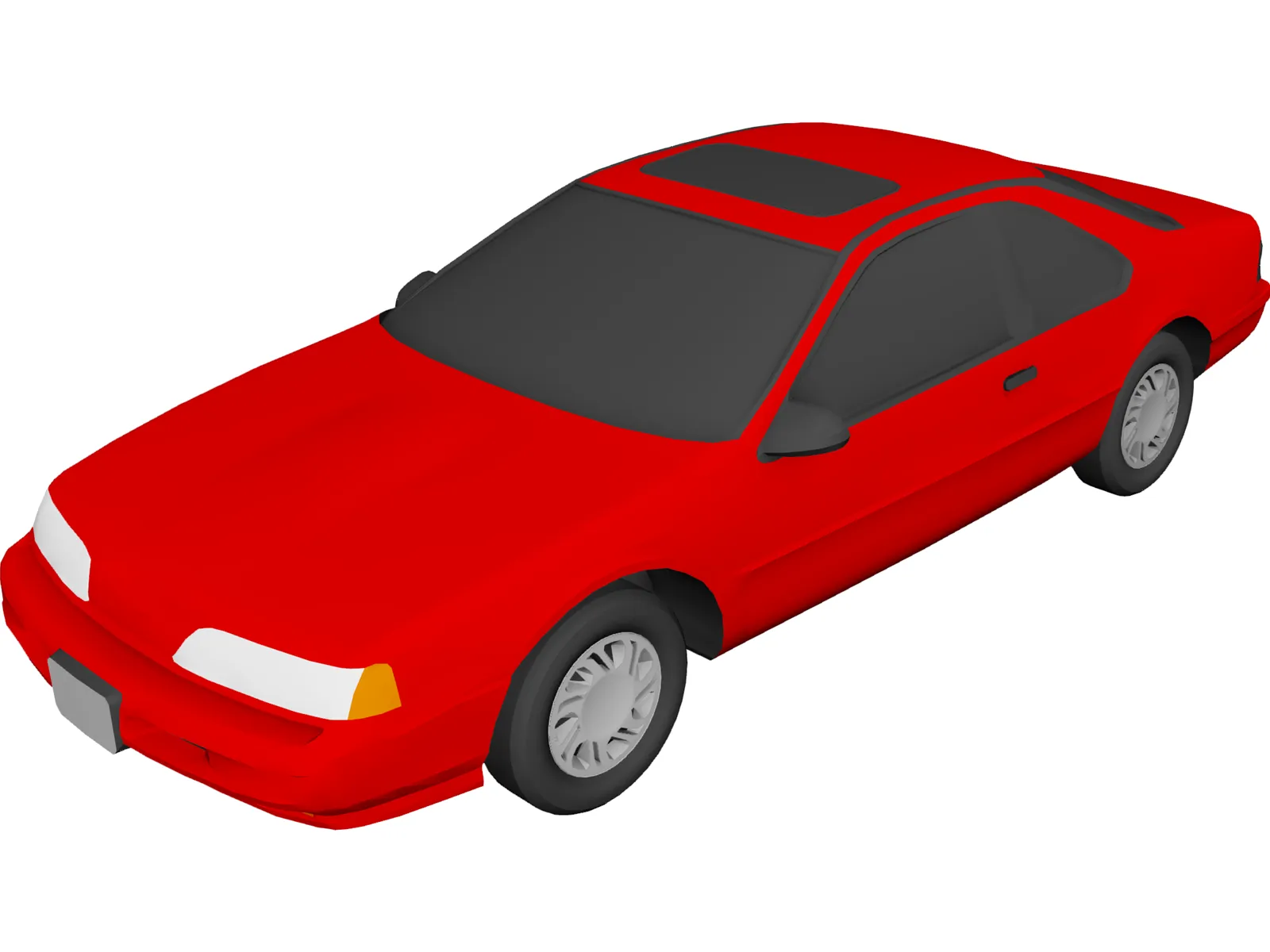 Ford Thunderbird (1992) 3D Model main preview
