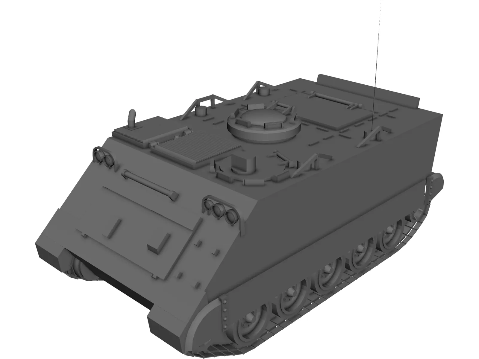 M-113 3D Model main preview