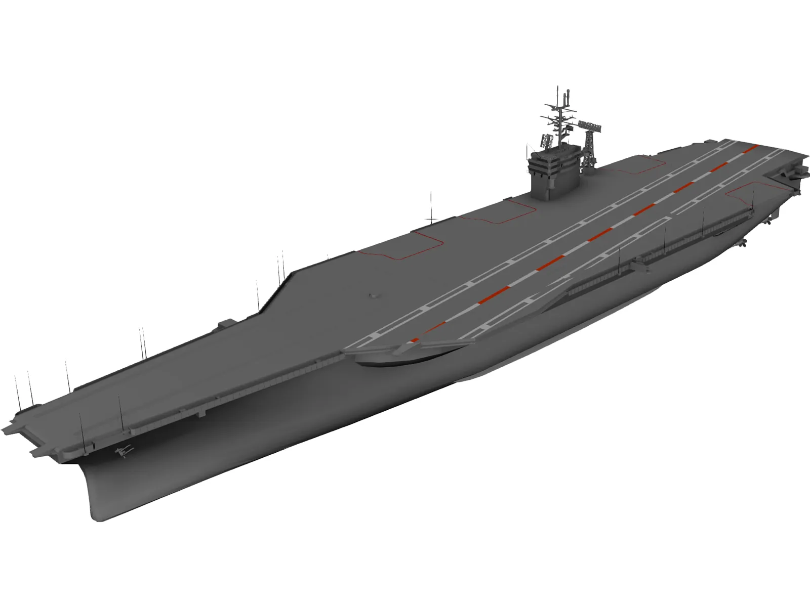 CVN-68 Nimitz 3D Model main preview