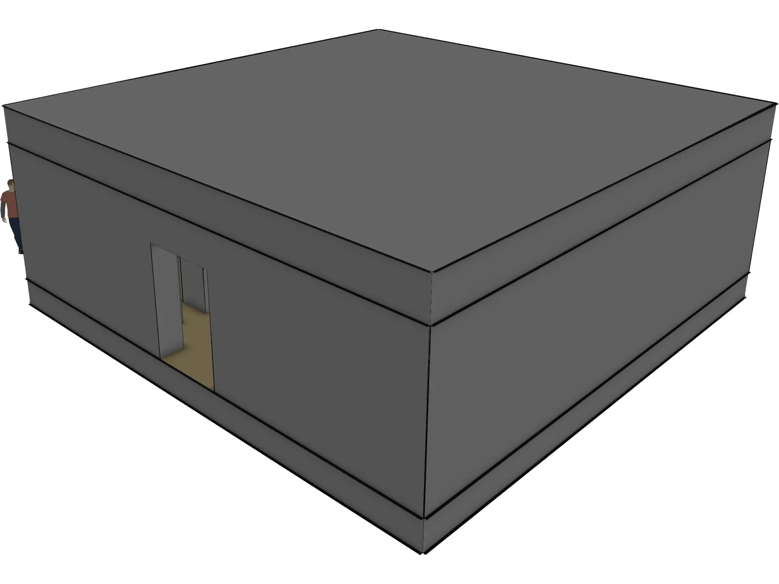 Egyptian Peasant House 3D Model main preview