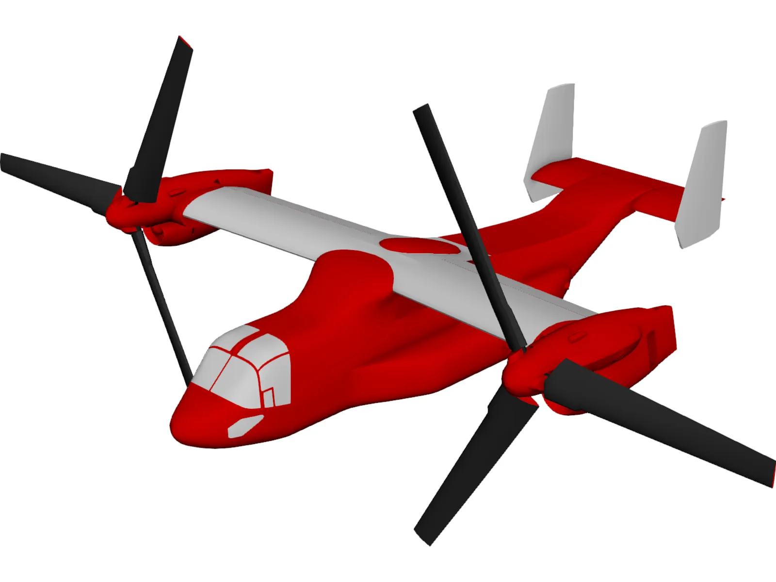 Bell-Boeing V-22 Osprey 3D Model main preview