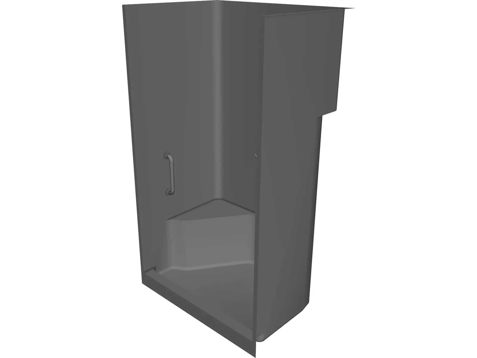 Shower 3D Model main preview