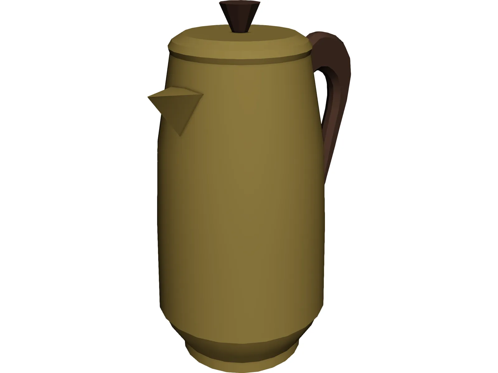 Coffee Pot 3D Model main preview