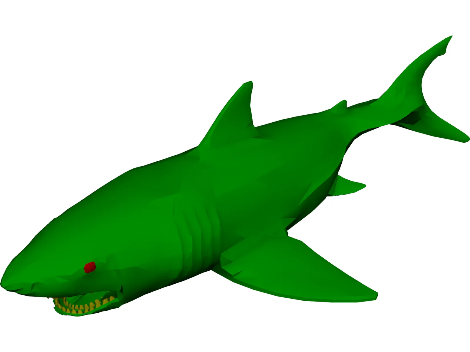 Shark 3D Model main preview