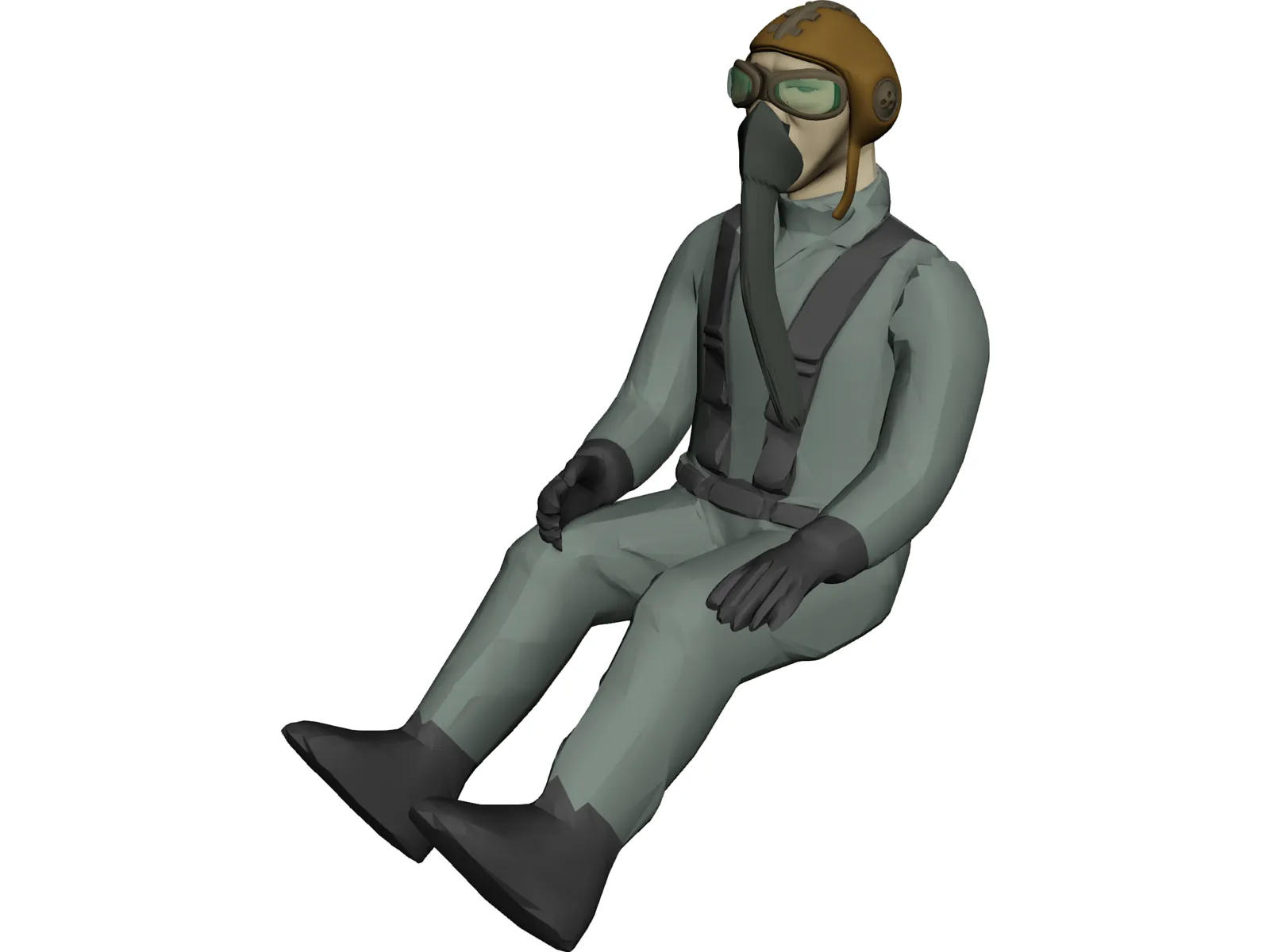 IIWW Pilot 3D Model main preview