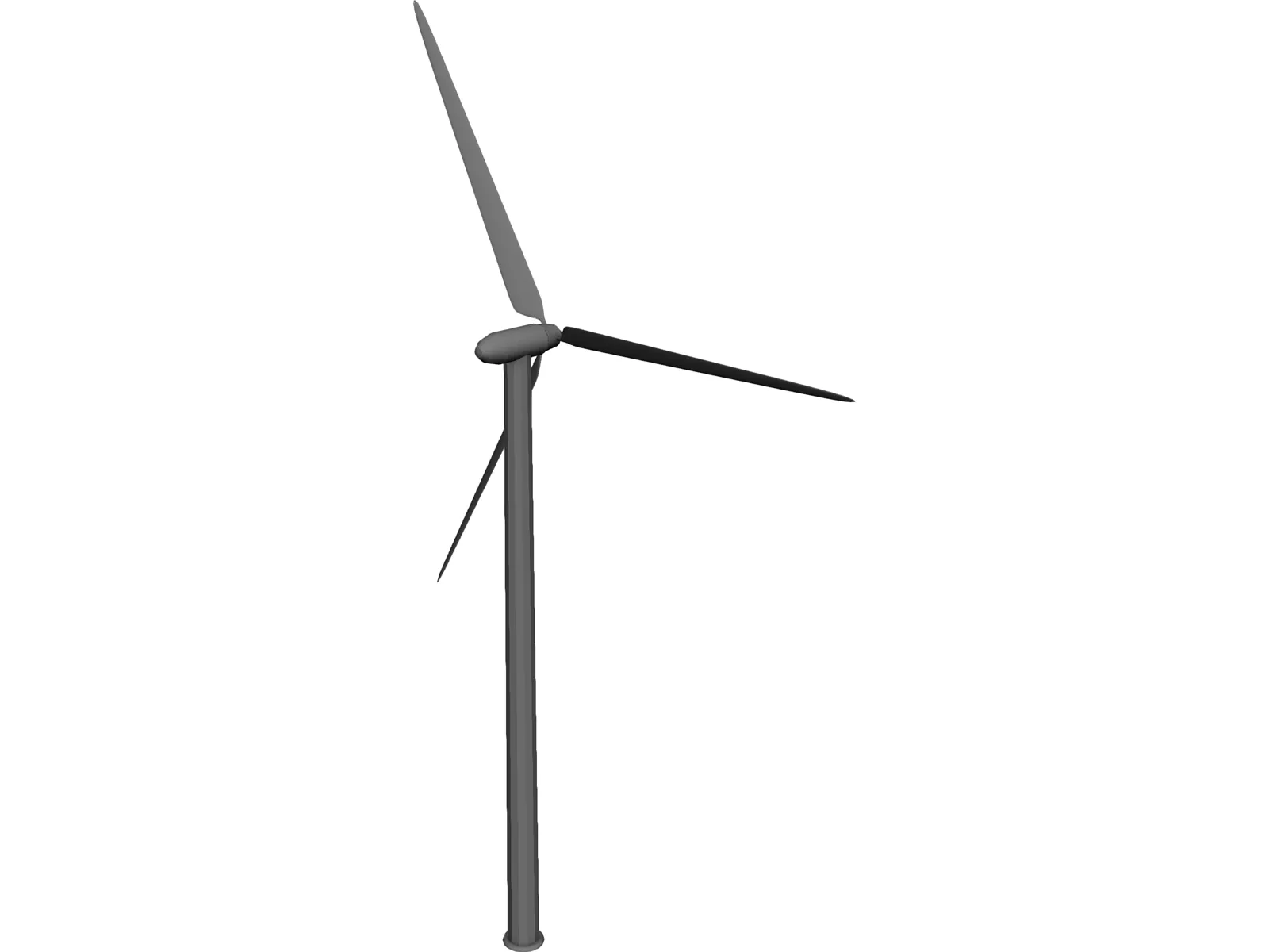 Wind Turbine 3D Model main preview