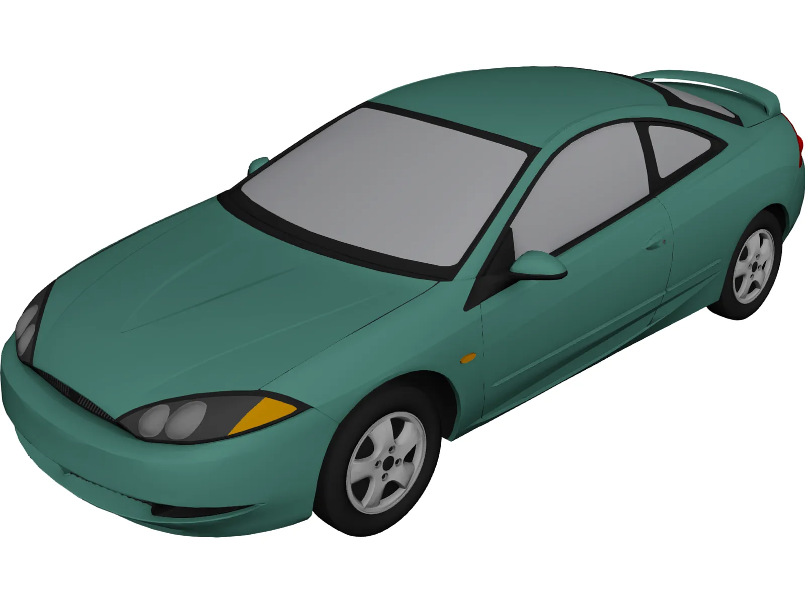 Ford [Mercury] Cougar (1999) 3D Model main preview