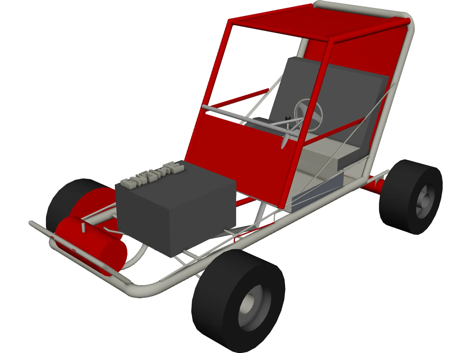 Buggy 3D Model main preview