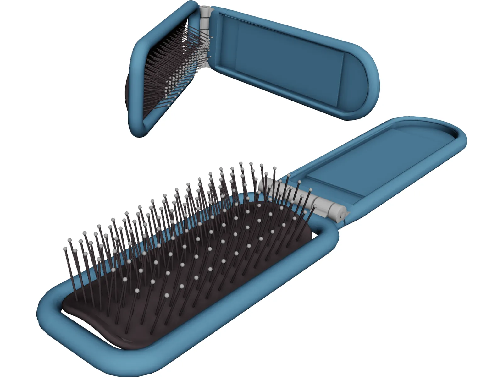 Hairbrush 3D Model main preview