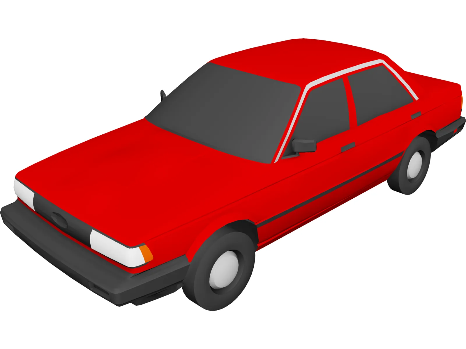 Nissan Sentra (1989) 3D Model main preview