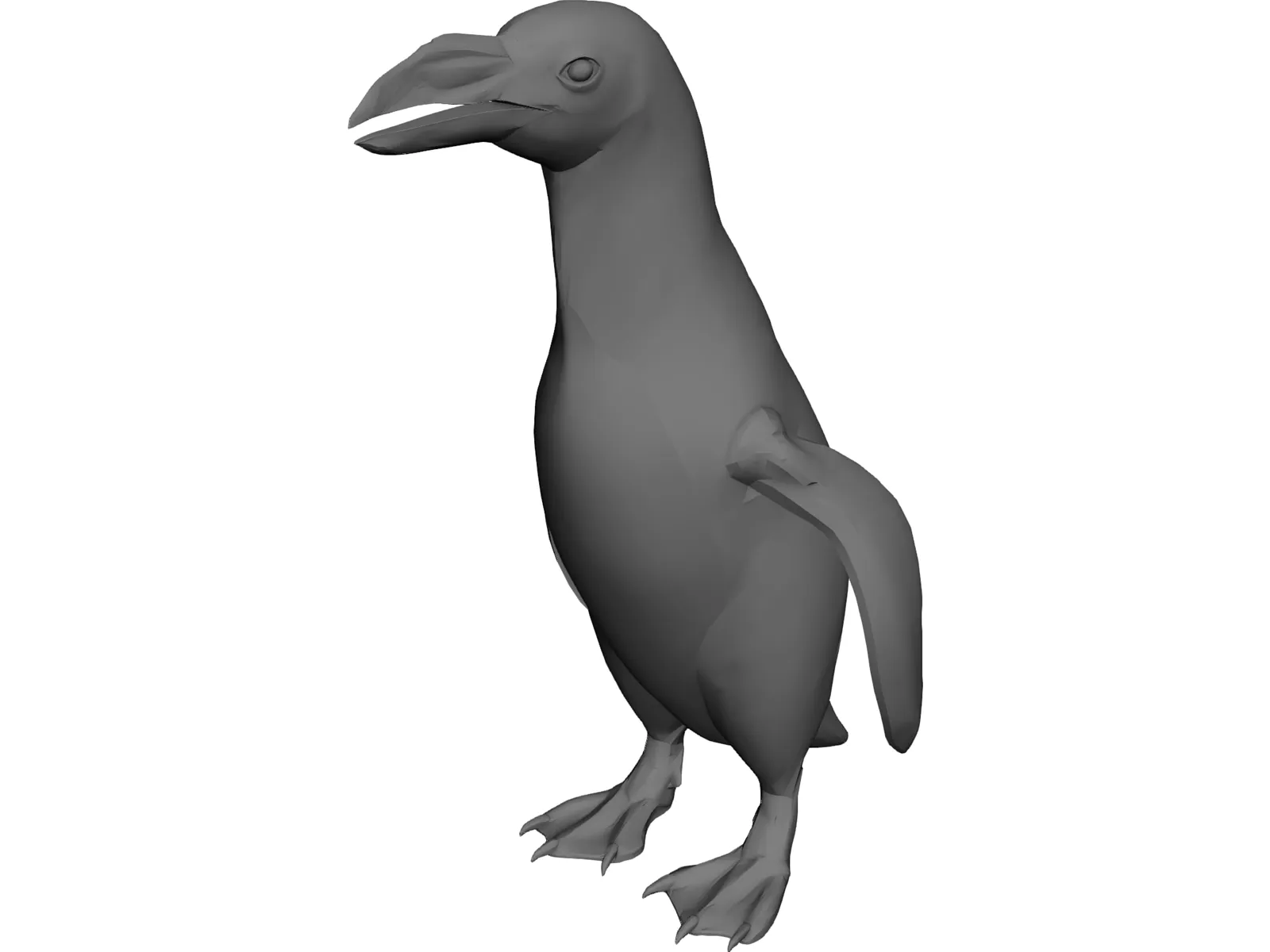 Penguin 3D Model main preview