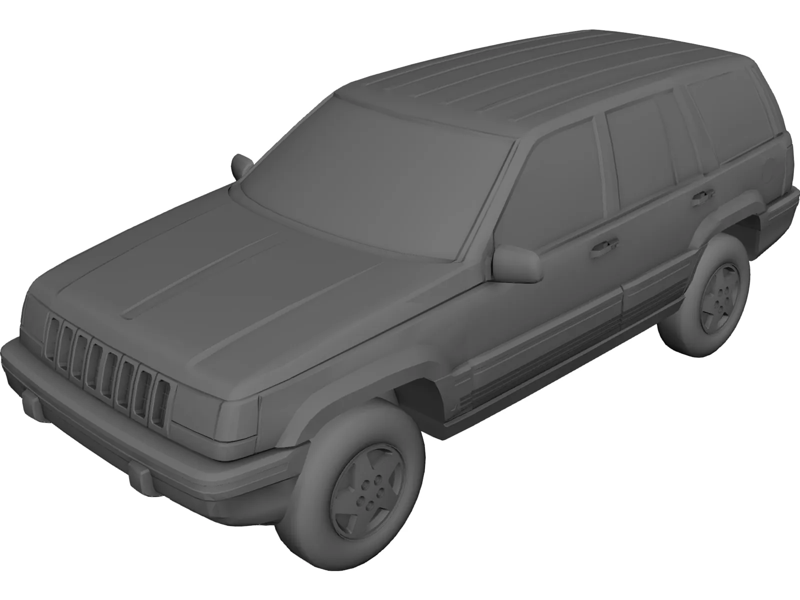 Jeep Grand Cherokee (1994) 3D Model main preview