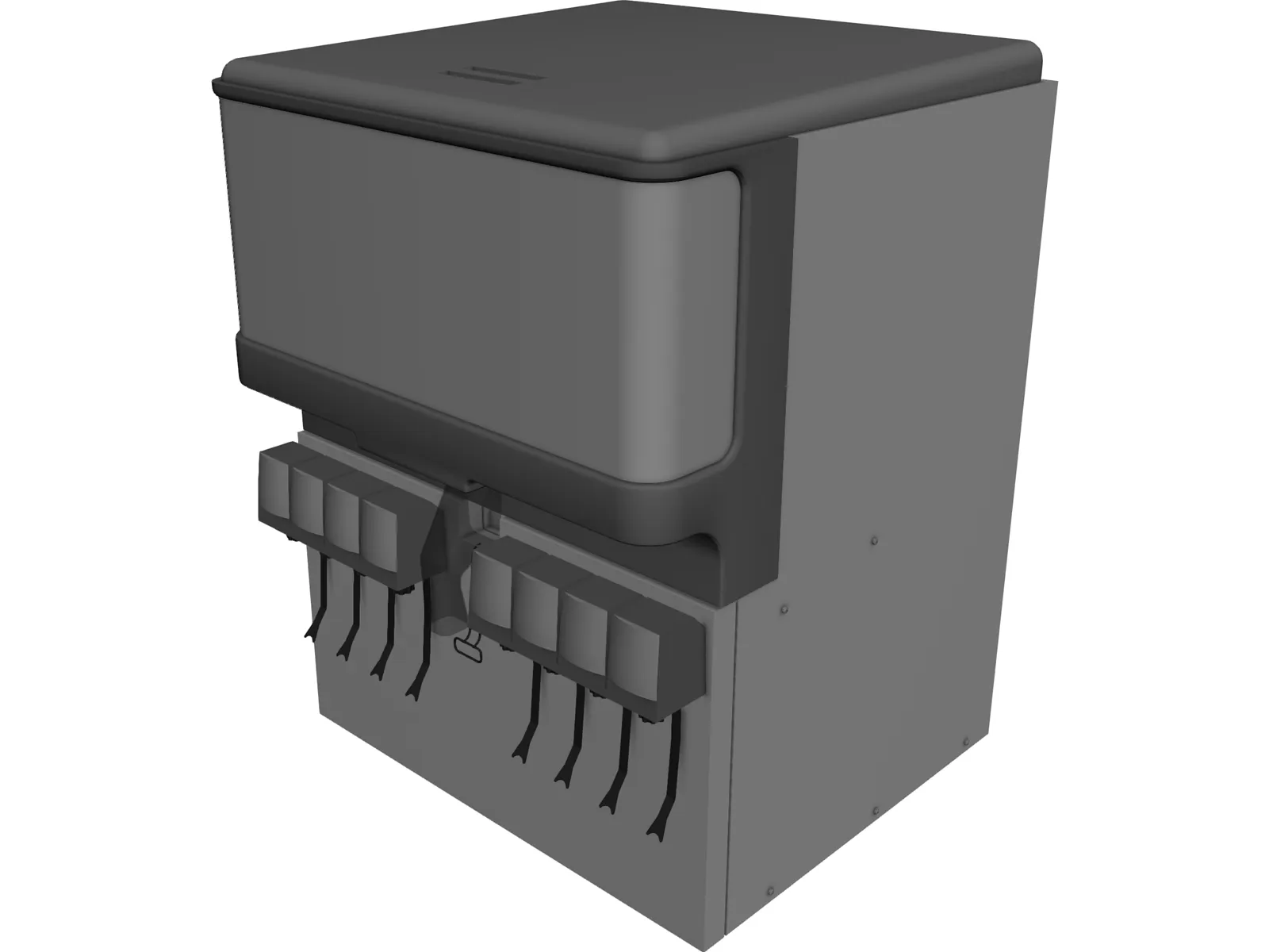 Soda Machine 3D Model main preview