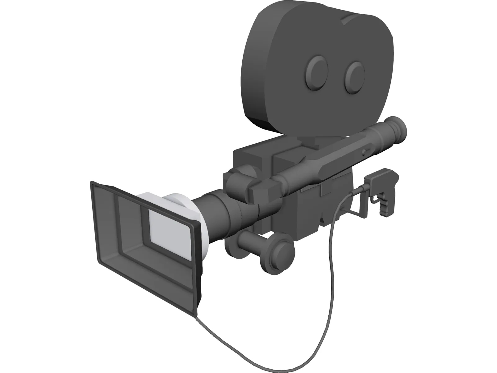 Movie Camera 3D Model main preview