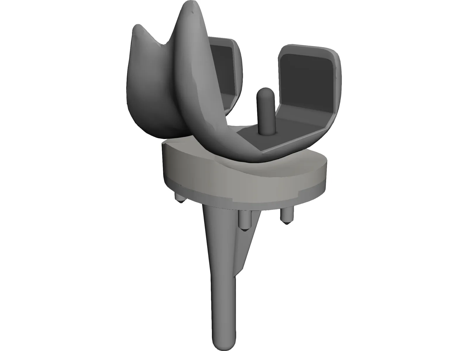 Knee 3D Model main preview