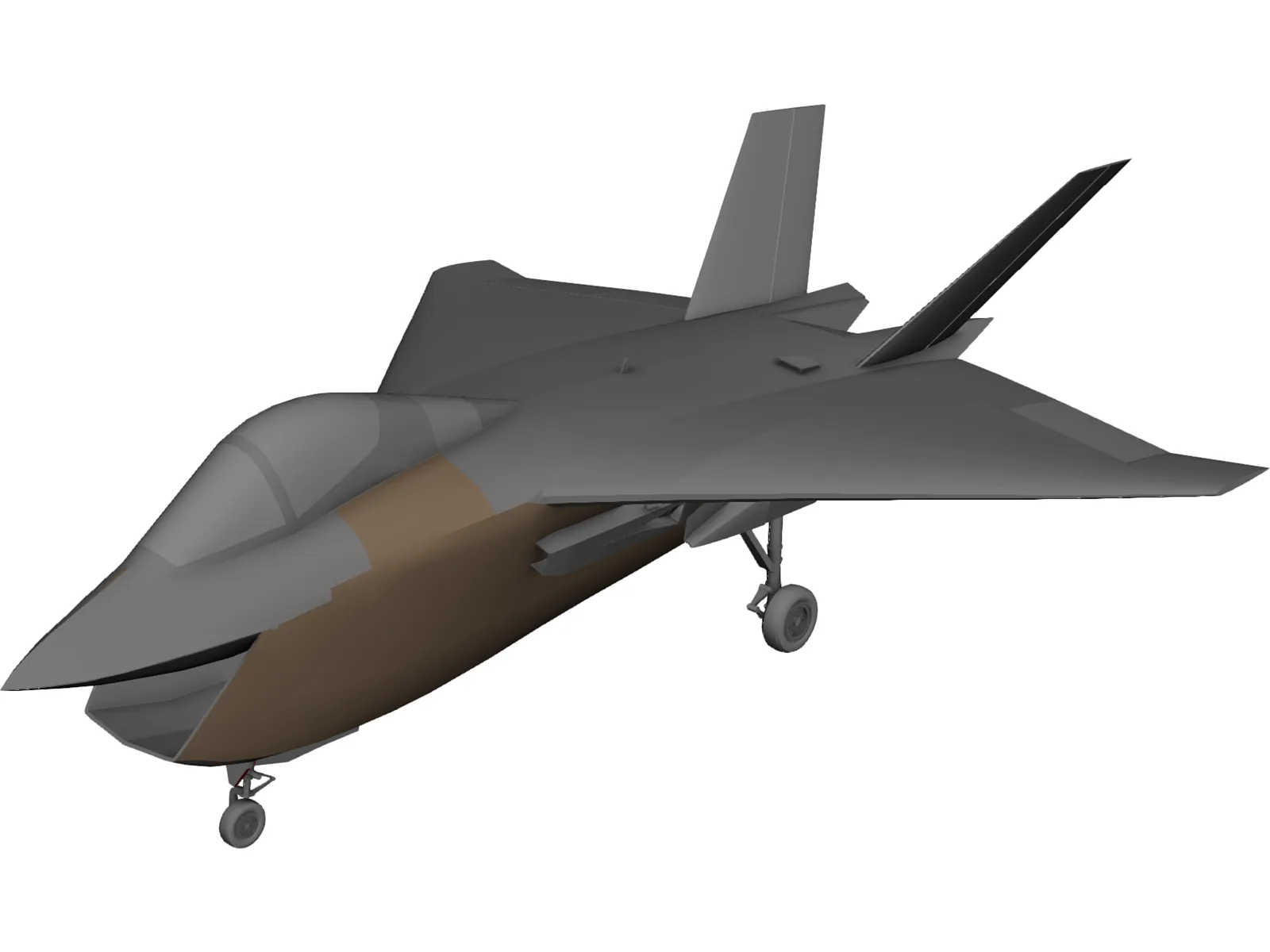 Boeing X-32 3D Model main preview
