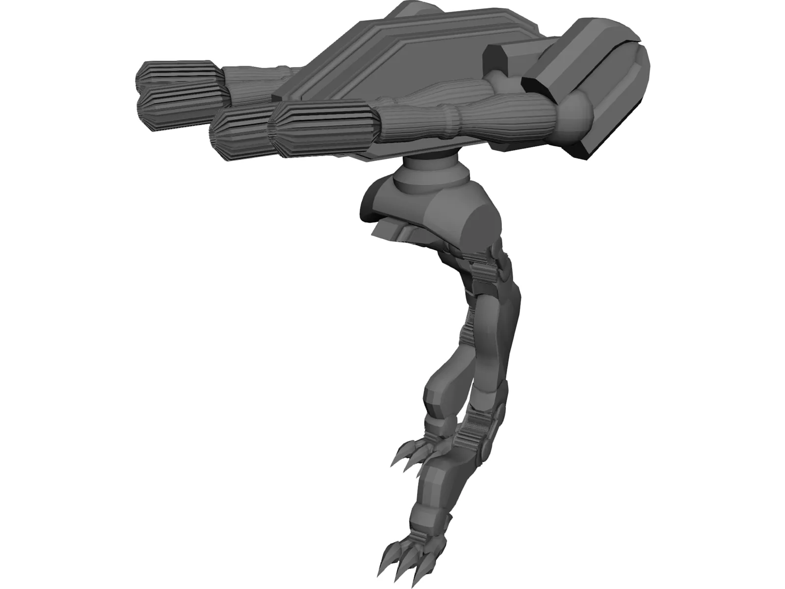 Mech Zues 3D Model main preview